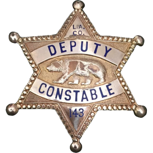 Deputy Constable Anthony B. Couts, Los Angeles County Constable's ...