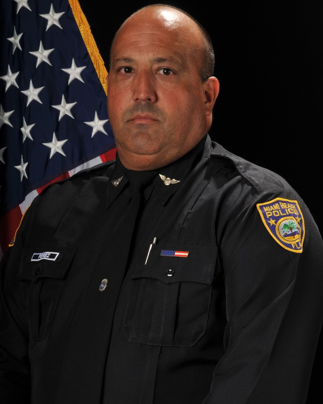 Police Officer Edward Perez Miami Beach Police Department Florida